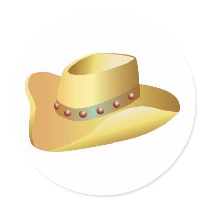 White Cowboy Hat Sticker by White_Wedding