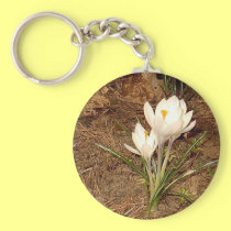 White Crocus keychains