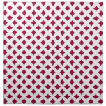 White Cross Hatch Napkins