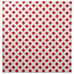 White Cross Hatch Napkins