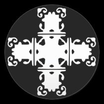 white cross Sticker stickers