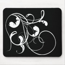 White Curls mousepads