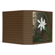 White Daffodils Vinyl Binders