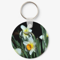 White Daffodils keychain by dduhaime55 White Daffodils keychain