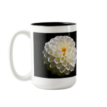 White Dahlias mugs by Daru_Stevens White Dahlias mugs