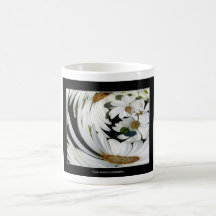 White daisies (Warp Special Effect) Coffee Mug
