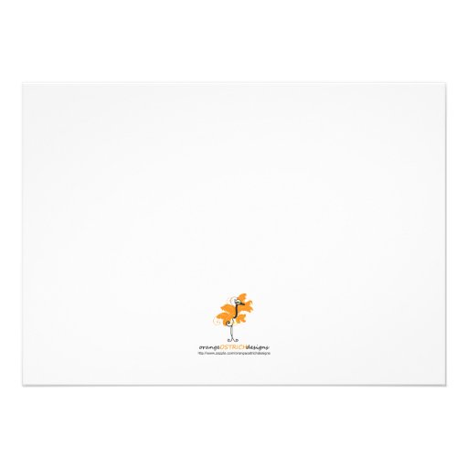 White Daisy Carriage Baby Shower Invitation