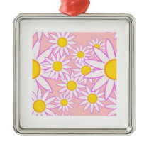 White Daisy ornaments