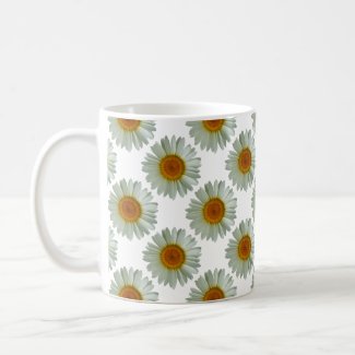 White Daisy Coffee Mug