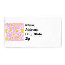 White Daisy labels