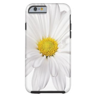 White Daisy Flower Background Customized Daisies iPhone 6 Case