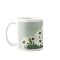 White Daisy Mug by AJsGraphics White Daisy Mug
