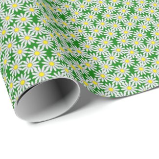 flowers wrapping paper
