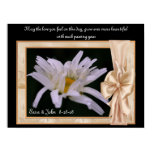 White Daisy Personalized Wedding Anniversary Print