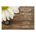 White Daisy Post Wedding Brunch Invitations
