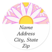 White Daisy stickers