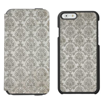 White Damask iPhone 6/6S Wallet Case
