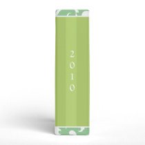 White Damask Lime Striped and Tiffany Photo Album binders