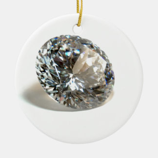 White Diamond. Christmas Tree Ornament