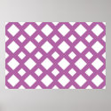 White Diamonds on Lavender