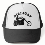 White  Dilligaf Chopper Hats