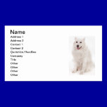 WHITE DOG DIGITAL REALISM PETS HAPPY LOGO CAUSES A business cards