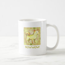 White Dog Mug(right handle)