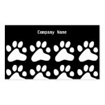 White Dog Paws, Company Name Business Card Template