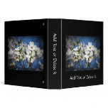 White Dogwood Flowers binder