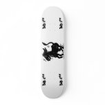 white, donkey, bad a** skate deck