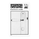 White Doorknob Stamp