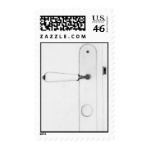 White Doorknob Stamp