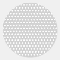 White Dots on Light Grey stickers