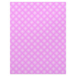 White Dots &amp; Pink Plaid Scrapbook Paper Pages Personalized Letterhead