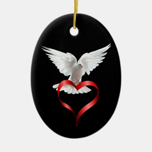 white dove christmas tree ornaments zazzle white dove christmas tree ornaments zazzle