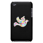 White Dove of flowers iPod Case-Mate Case