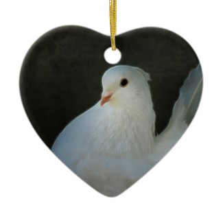 White dove peace symbol