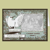 White Dove Season"s Greetings cards