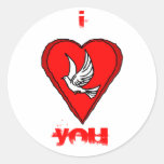 White Dove Sticker