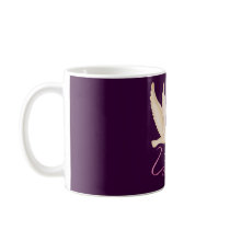White Doves Making Hearts Mug