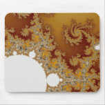 White Dragon - Fractal Art Mouse Pads