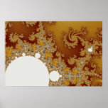White Dragon - Fractal Art Posters