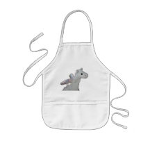 White Dragon Kid's Apron