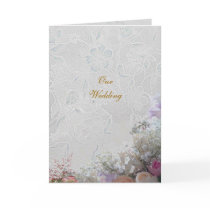 White Dream  Wedding Invitation Card
