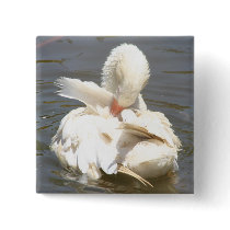 White duck buttons by Yarijik White duck buttons