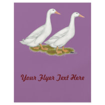 White Ducks Custom Flyer
