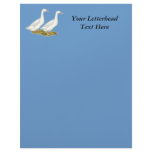 White Ducks Letterhead