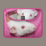 white Dumbo rats macbook pro flap sleeve macbook sleeves