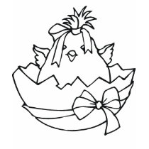 White Easter Egg Chick t-shirts