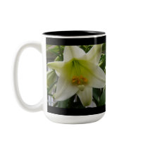 White "Easter" Lily Mug by CaroleArt White "Easter" Lily Mug